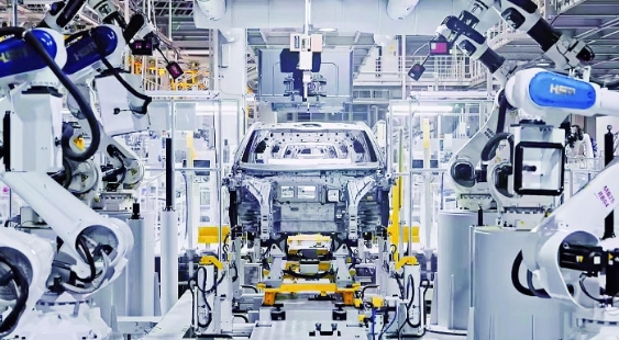 汽車生產(chǎn)線機(jī)器人 汽車生產(chǎn)線機(jī)器人