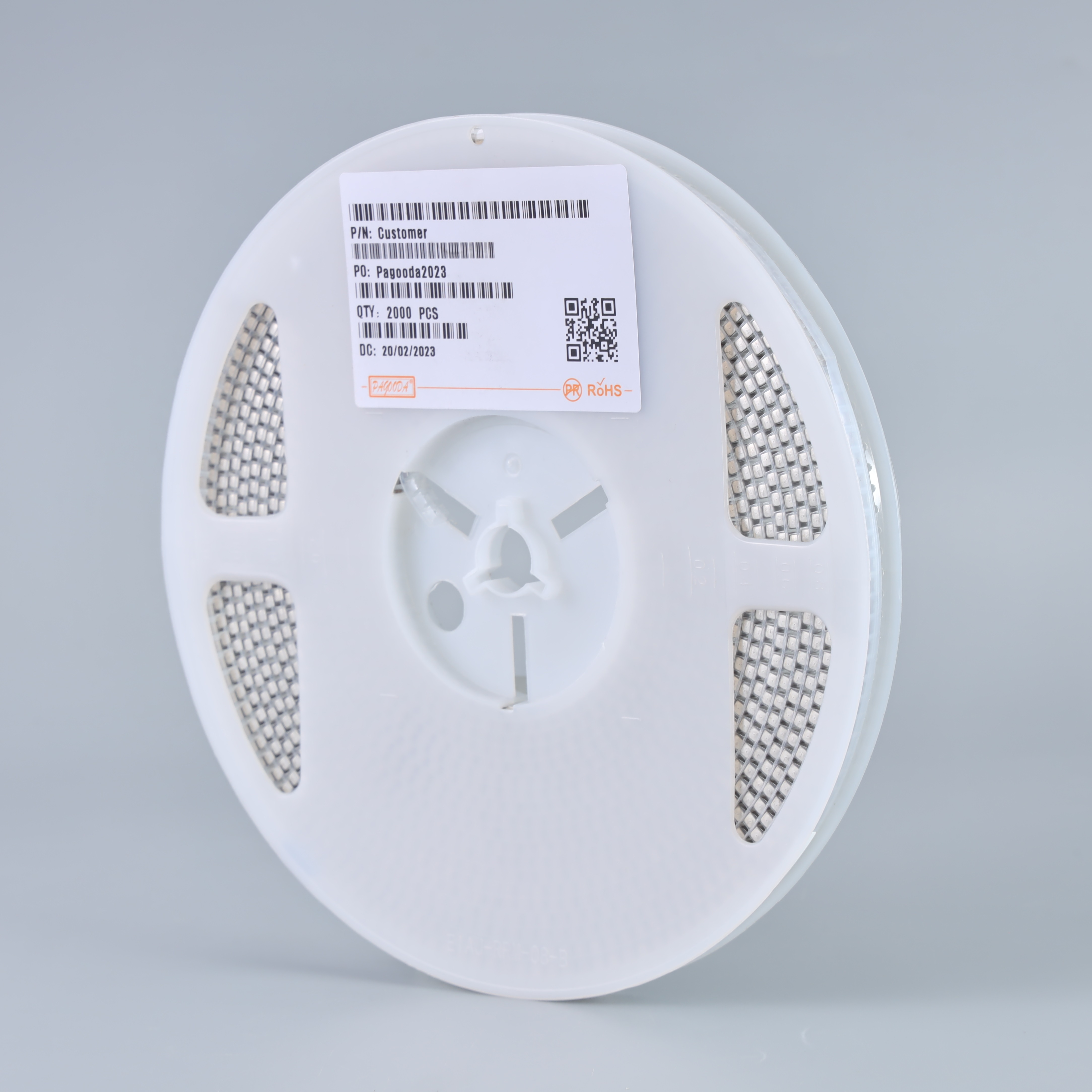 貼片電容 0805 X7R 104K (0.1μF) 100V ±10% 厚度 0.40mm