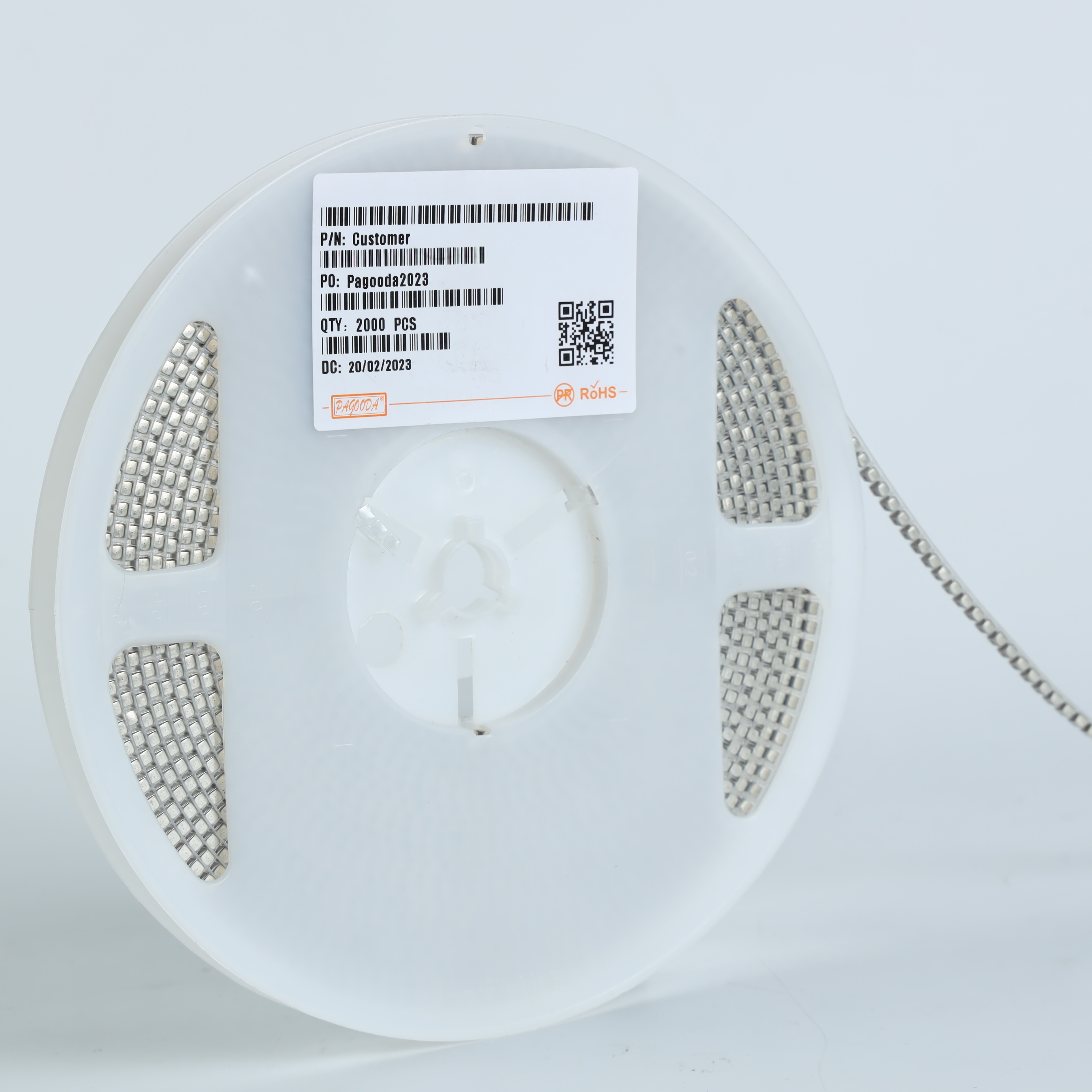 貼片電容 0805 X7R 683K (68nF) 50V ±10% 厚度 0.40mm