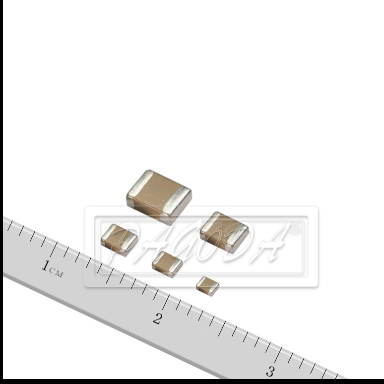 貼片電容 0805 X7R 104K (0.1μF) 50V ±10% 厚度 0.40mm