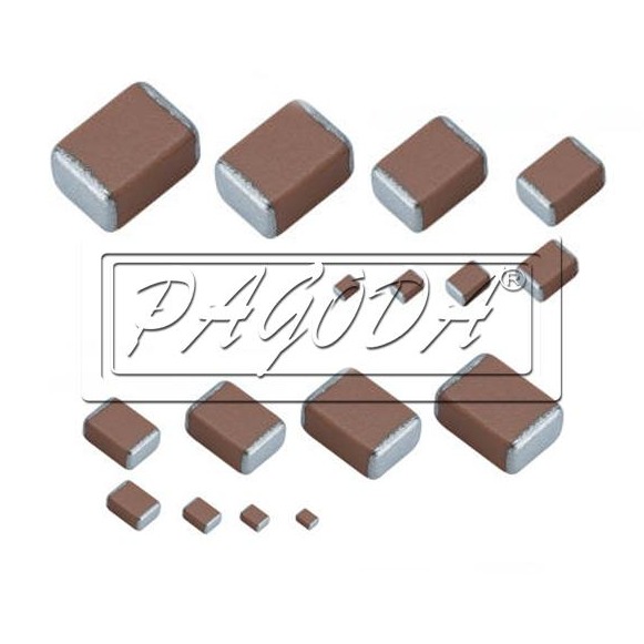  貼片電容 0805 X7R 821K (820pF) 50V ±10% 厚度 0.40mm