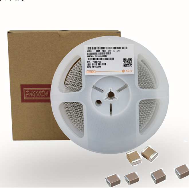  貼片電容 1206 X7R 102K (1nF) 50V ±10% 厚度 1mm