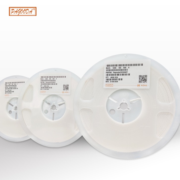  貼片電容 1206 X7R 105K (1μF) 50V ±10% 厚度 1mm