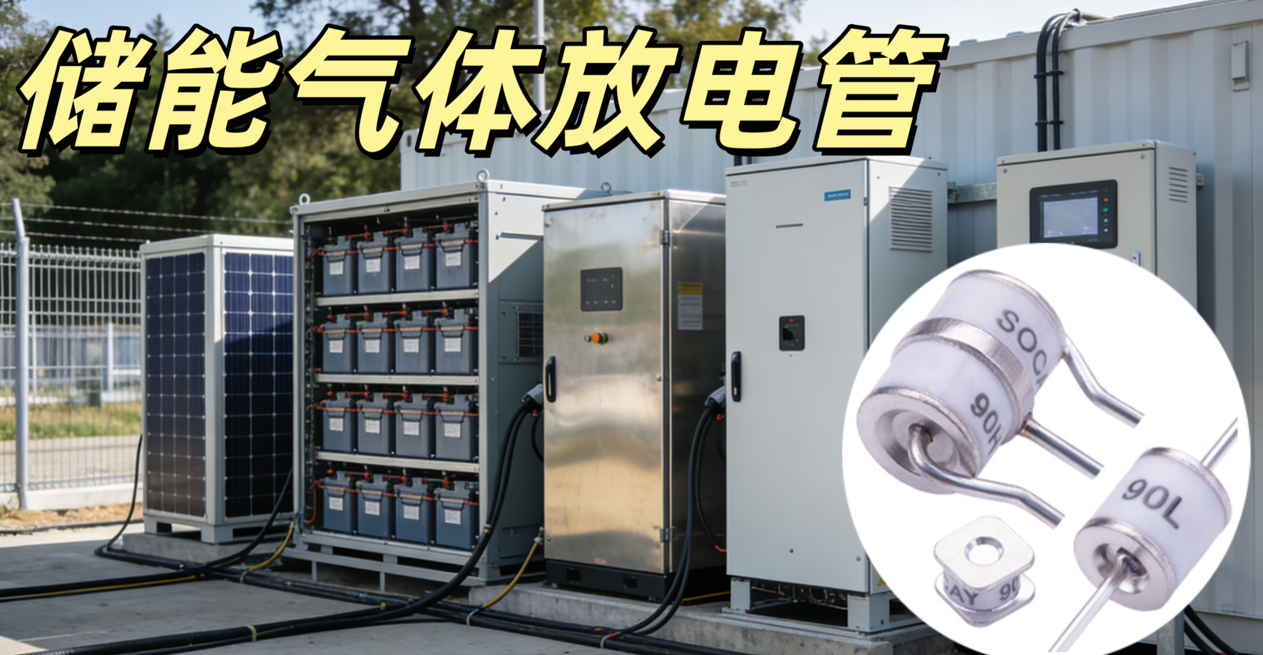 儲能氣體放電管 GDT 2R090L 90V 高浪涌防護